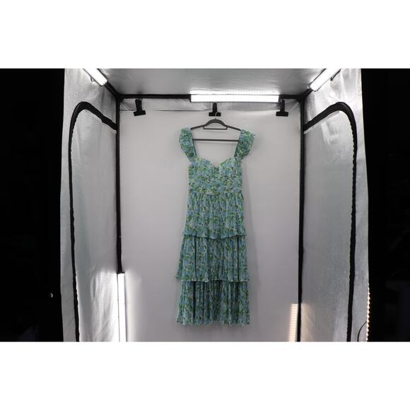 Anthropologie Rachel Parcell Corset Pleated Midi Dress - Picture 3 of 11